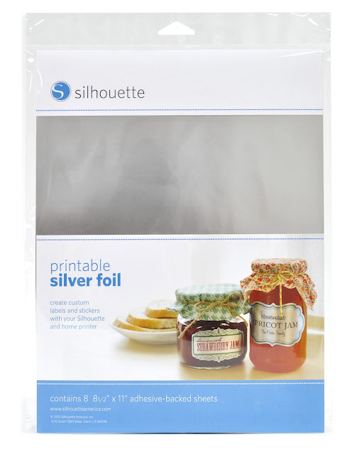 Silhouette 8.5 x 11 Self Adhesive Printable Foil Paper Silhouette 8.5 x 11 Self Adhesive Printable Foil Paper